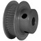 B&B Manufacturing 40-2P06-6FA3, Timing Pulley, Aluminum, Clear Anodized,  40-2P06-6FA3 - alternate 1
